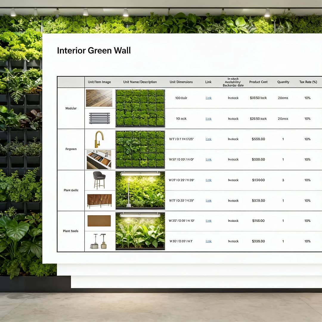Spec Sheets